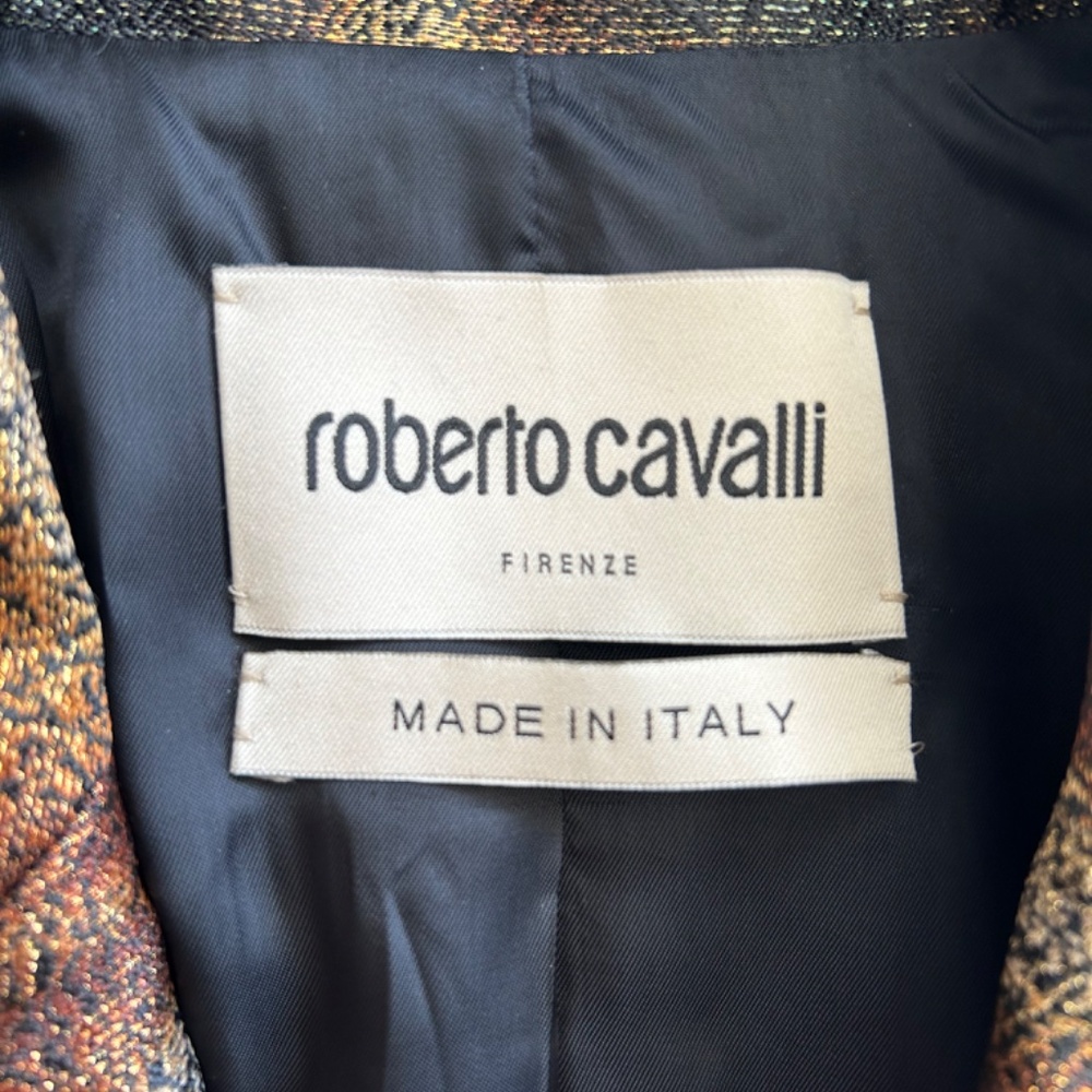 Roberto Cavalli Animal Print Blazer NWT - Picture 5 of 5